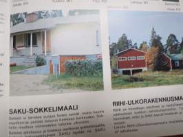 Panu &amp; Saku talomaalit 1971 -värikartta