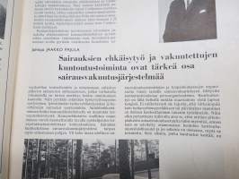 Sydän 1966 nr 4 - Sydäntautiliitto julkaisu, mm. Kela autoklinikkatoiminta, Sydäntutkimukset lapsilla, Työkokeilu ja työhönvalmennus, Fjalar Jarva - suureen kiireen