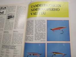 Urheilukalastus 1986 nr 6. Meritaimenuistimet, Kymönkoski, Oululaista kalastusperinnettä, Suurkaloja, Pohjois-Kalifornia kalastuskohteena, Tyrskykalastus, ym.