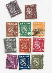 LaPe 143-154 yleismerkki leijonamalli 1930  10 eril