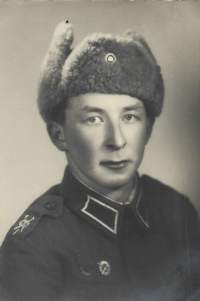 SA sotilas 1951 valokuva 6x9 cm
