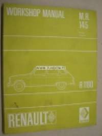 Renault R1180 Workshop manual -korjaamokirja