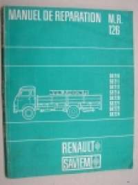 Renault SR 210, 211, 212, 214, 220, 221, 222, 224 Workshop manual -korjaamokirja