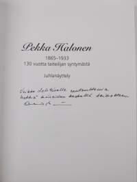 Pekka Halonen 1865-1933 : 130 vuotta taiteilijan syntymästä juhlanäyttely (signeerattu)