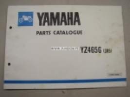 Yamaha YZ465G (3R5) parts catalogue -varaosaluettelo