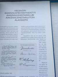 Helsingin rakennusmestarit Juhlavuosi 1996 - Rakennusmestariklubi 100 vuotta, Helsingin rakennusmestariyhdistys 90 vuotta, Rakennusmestarien rouvat 80 vuotta