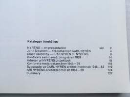 Nyréns arkitektkontor - Utställning på Arkitekturmuseum 1989