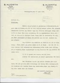 Wm Sandberg Oy Tammerfors 1919 - firmalomake