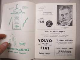 Turun kesäteatteri 1961 - Vaimoke -käsiohjelma