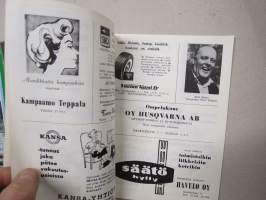 Turun kesäteatteri 1961 - Vaimoke -käsiohjelma