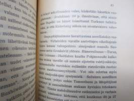 Forssan Suomalainen Yhteiskoulu - Julkaisu Yhteiskoulun vihkiäisiin (Suomen sodan aikaisia tietoja Tammelasta -artikkeli) + vuosikertomus v. 1907-1908