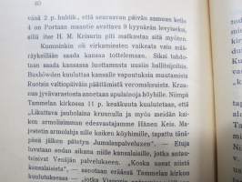 Forssan Suomalainen Yhteiskoulu - Julkaisu Yhteiskoulun vihkiäisiin (Suomen sodan aikaisia tietoja Tammelasta -artikkeli) + vuosikertomus v. 1907-1908
