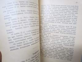 Forssan Suomalainen Yhteiskoulu - Julkaisu Yhteiskoulun vihkiäisiin (Suomen sodan aikaisia tietoja Tammelasta -artikkeli) + vuosikertomus v. 1907-1908