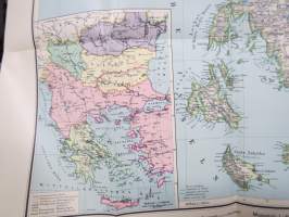 Specialkarte des Türkisch-Griechhischen Kriegsshauplatzes. (Gratisbilaga till Finsk Militär Tidskrift, 1897) -Kreikan-Turkin sodan sotakartta