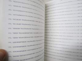 Telefax-Telekopio luettelo-katalog 1-1985