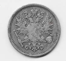 50  penniä  1891  hopeaa