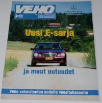 Veho Uutiset 1993 nr 3 Mercedes-Benz, BMW, Honda -asiakaslehti