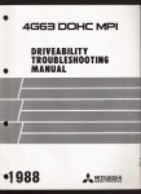 Mitsubishi 4G63 DOHC MPI - Driveability Troubleshooting Manual