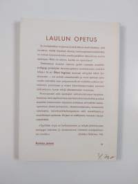 Laulun opetus