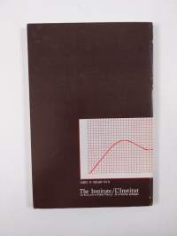 Healthfulness of Life - A Unified View of Mortality, Institutionalization, and Non-institutionalized Disability in Canada, 1978