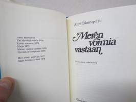 Meren voimia vastaan (Myrskyluoto-sarjan 4. romaani), kansikuvitus Osmo Omenamäki