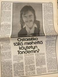 Soundi 1976 nr 10 - Nyt entistä paksumpi ja värikkäämpi, Veltto V, Burritos, Finnforest, Steve Hillage, Jussi Raittinen, Patti Smith, Hot Tuna, ym.
