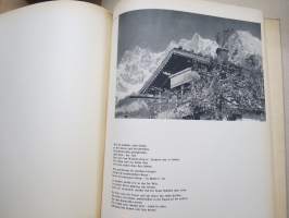 Ein Lied rauscht von den Bergen -Saksan vuoristomaisemia esitteleva kuvateos, annettu joululahjaksi isäntäperheelle Kemijärvellä v. 1942 saksalaisten toimesta
