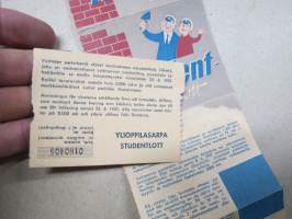 Ylioppilasarpa / Studentlott nr 0160405
