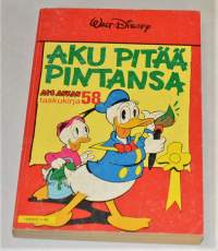 Aku Ankan taskukirja 58	Aku pitää pintansa