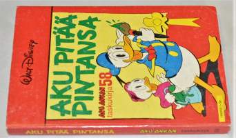 Aku Ankan taskukirja 58	Aku pitää pintansa
