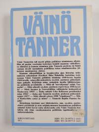 Väinö Tanner : omalla linjalla