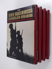 Toinen maailmansota silminnäkijäin kuvaamana 1-4 : Salamasota ; Piiritys ; Vastahyökkäys ; Voitto (laatikossa)