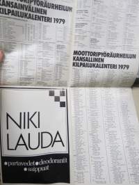 Niki Lauda tuoksut - uusi miestensarja - Vauhdin Maailma -juliste / centerfold poster