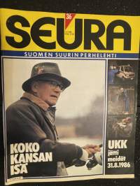 Seura 1986 nr 36 - Koko kansan isä, UKK jätti meidät, ym.