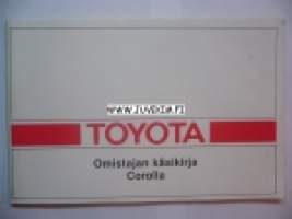 Toyota Corolla -Omistajan käsikirja