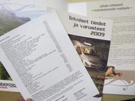 Rapido matkailuautot 2009 -myyntiesite
