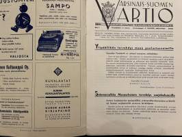 Varsinais-Suomen vartio 1938 nr 1