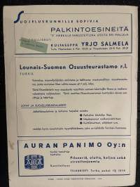 Varsinais-Suomen vartio 1938 nr 10