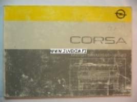 Opel Corsa -ohjekirja