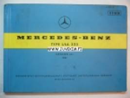 Mercedes-Benz Type L/LA 323 -ohjekirja