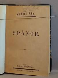 Spånor. Berättelser och bilder. (1800-luku)