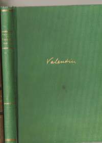 Tuskat ja tunteet : nuoren tuomarin tunnustuksiaKirjaValentin , kirjoittaja, 1896-1977Otava 1938.