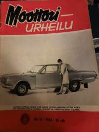 Moottoriurheilu 12/1964 16 vsk Chryslerin Valiant, vuoden parhaita meillä ja muualla, nyt kerätään moottorihistoriaa
