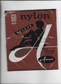 Amar Nylon 60 , avaamaton naisten sukka tuotepakkaus  nylon sukka