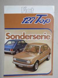 Fiat 127 Top Sonderserie 1980 -myyntiesite, saksankielinen