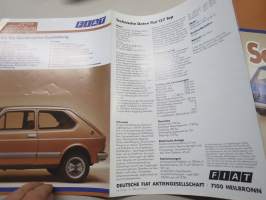 Fiat 127 Top Sonderserie 1980 -myyntiesite, saksankielinen