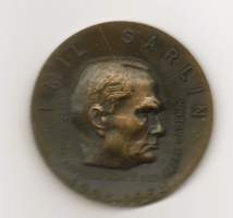 Emil Sarlin / Paraisten Kalkkivuori Oy 1954  (Wäinö Aaltonen ) mitali ,   taidemitali  55  mm