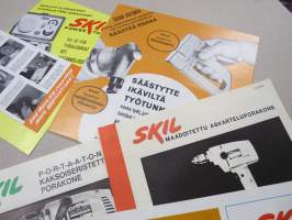 Skil power tools -erä suomenkielisiä työkaluesitteitä