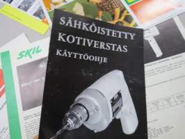 Skil power tools -erä suomenkielisiä työkaluesitteitä