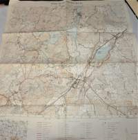 Peruskartta Oitti vuodelta 1940  1:20000